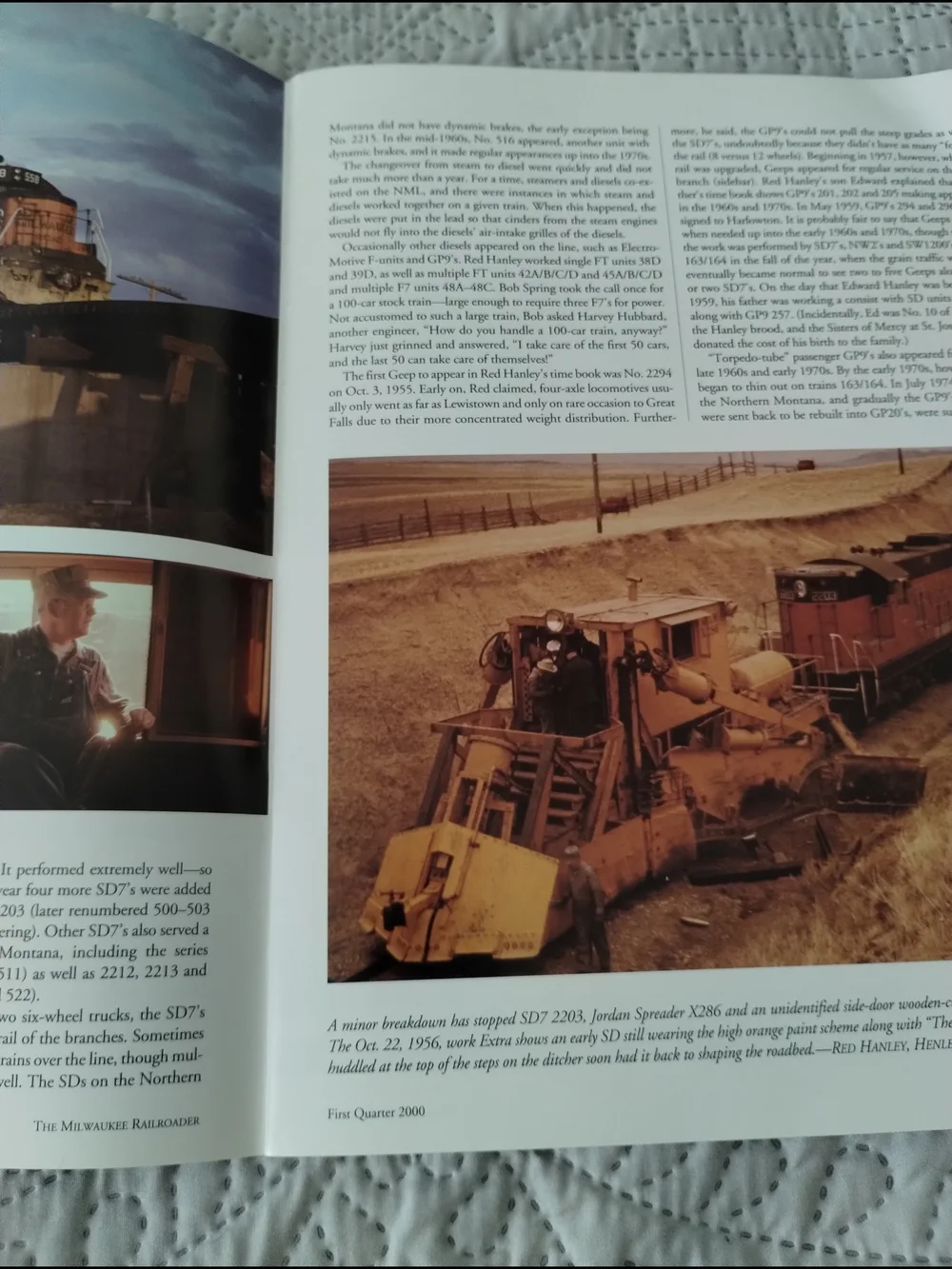 Magazine - Vintage Train - Milwaukee Railroader 2000